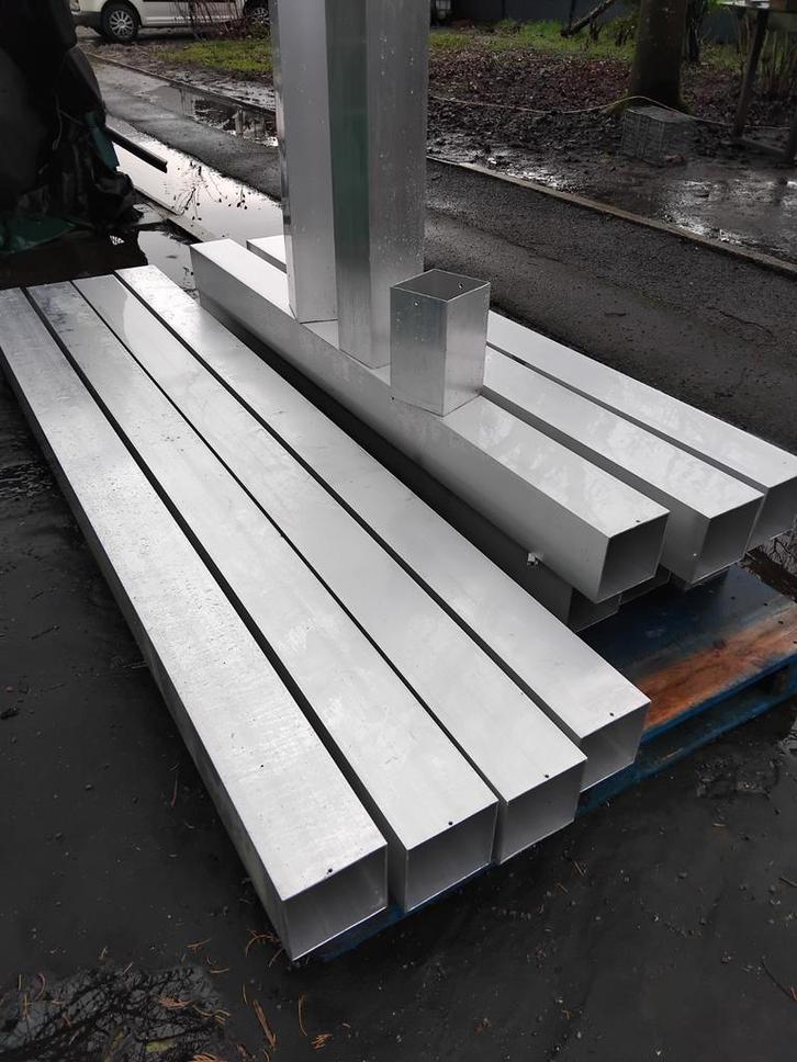 Poteau tube ALUMINIUM, Doe-het-zelf en Bouw, Metalen, Aluminium, Ophalen of Verzenden