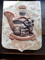 Rare blason /caserne du 2 chasseurs à pied Charleroi, Collections, Autres types, Armée de terre, Enlèvement ou Envoi