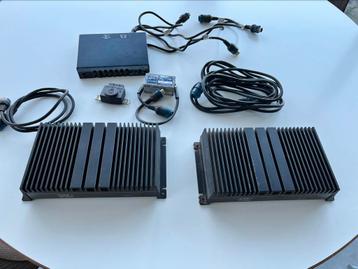 2 x Amplificateur auto Alpine 3519 + 1 x Equalizer 3311 