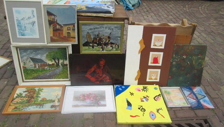 18 peintures de toutes sortes, Antiquités & Art, Art | Peinture | Classique, Enlèvement