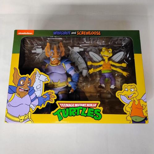 TMNT Ninja Turtles - Wingnut & Screwloose | Neca, Verzamelen, Poppetjes en Figuurtjes, Zo goed als nieuw, Ophalen of Verzenden