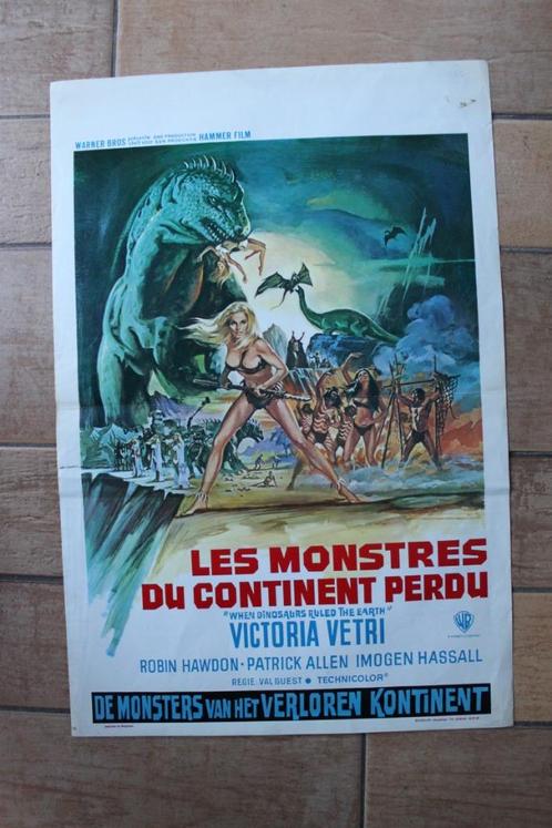 filmaffiche When Dinosaurs Ruled The Earth filmposter, Collections, Posters & Affiches, Comme neuf, Cinéma et TV, A1 jusqu'à A3