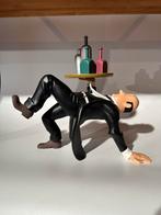 Beeld Nestor met dienblad (Leblon-Delienne), Verzamelen, Ophalen of Verzenden, Kuifje, Zo goed als nieuw, Beeldje of Figuurtje