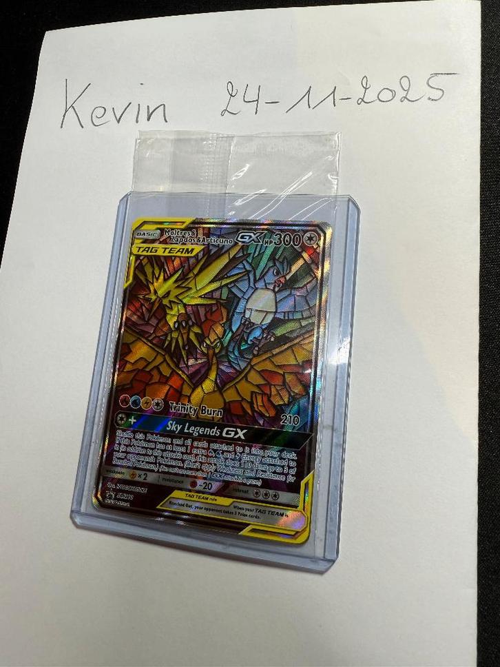 Moltres Zapdos ArticunoGX(SM 210)SM Black Star Promos EN, Hobby en Vrije tijd, Verzamelkaartspellen | Pokémon, Zo goed als nieuw