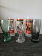 glazen coca cola vintage - 6 stuks, Ophalen of Verzenden, Zo goed als nieuw, Frisdrankglas