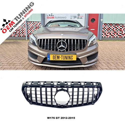 W176 A-Class | GT R look GRILLE | 2012-2015 | CHROME |, Auto-onderdelen, Carrosserie, Bumper, Mercedes-Benz, Voor, Nieuw, Ophalen of Verzenden