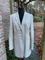 Scapa taupe/crème Prince de Galles blazer - Sherwood - 40, Maat 38/40 (M), Scapa, Beige, Ophalen of Verzenden