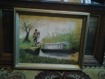 schilderij op doek landschap prima staat kader en doek zijn, Enlèvement, Utilisé