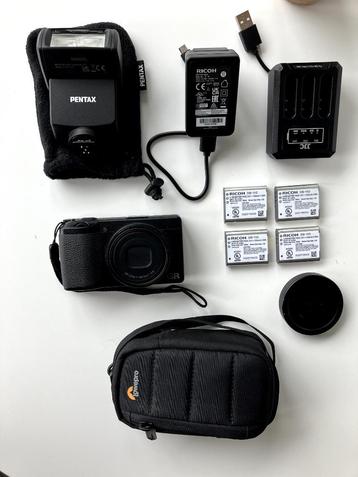 Ricoh GR IIIx (24,2 MP) met accessoires, Enlèvement ou Envoi, Autres Marques, Moins de 4 fois, Compact
