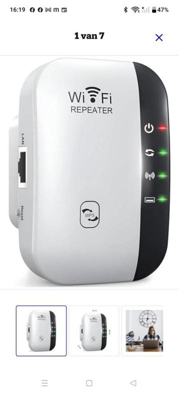 Wifi Versterker Stopcontact - Router Draadloos - Repeater beschikbaar voor biedingen