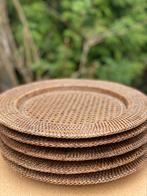 Vintage rotan onderzet borden rotan, Ophalen of Verzenden, Bord(en)