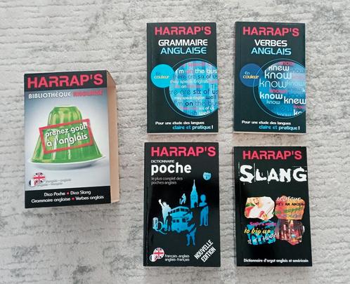 4 livres Harrap's bibliothèque Anglais/ Français, Livres, Livres d'étude & Cours, Comme neuf, Ne s'applique pas, Enlèvement