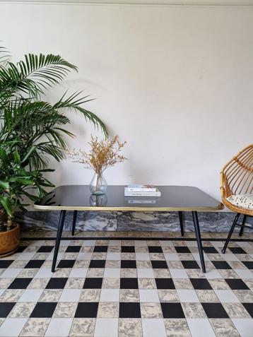 Vintage sixties XL salontafel | retro beschikbaar voor biedingen