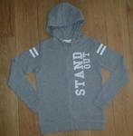 Name it lichtgrijze sweatvest met kap (164), Ophalen, Trui of Vest, Zo goed als nieuw, Jongen
