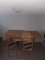 Eettafel met 4 stoelen., Huis en Inrichting, Tafels | Eettafels, Ophalen, Zo goed als nieuw