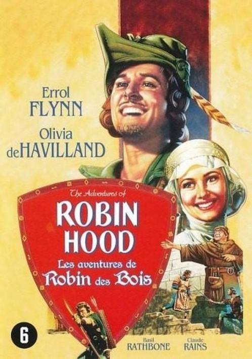 The adventures of Robin Hood met Errol Flynn,, Cd's en Dvd's, Dvd's | Klassiekers, Zo goed als nieuw, Actie en Avontuur, Voor 1940