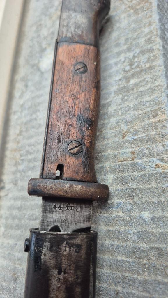 Duitse K98 bayonet FJN 44 nummergelijk, Verzamelen, Militaria | Tweede Wereldoorlog, Ophalen of Verzenden