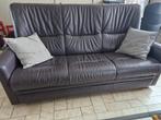 3-zit sofa leder, Huis en Inrichting, Ophalen, Gebruikt, 150 tot 200 cm, Driepersoons