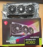 Nvidia RTX 4080 16 Go DDR6X, Enlèvement ou Envoi, GDDR6, PCI-Express 4, Comme neuf