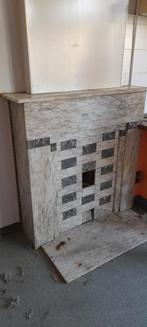 Cheminée ancienne en marbre. Déjà démontée., Maison & Meubles, Cheminées, Enlèvement, Utilisé, Autres types