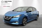 Nissan LEAF Takna+ 62 kWh-Cam-Gps-Carplay-bose-Cold-pack Nis, Auto's, Gebruikt, Euro 6, Blauw, Parkeersensor