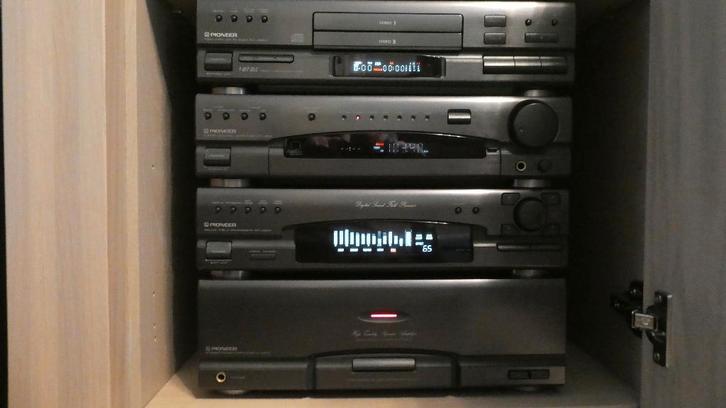 STEREOKETEN PIONEER , PERFECT IN ORDE !!, TV, Hi-fi & Vidéo, Chaîne Hi-fi, Utilisé, Pioneer, Enlèvement