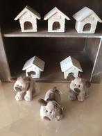 Hondenhok met pluche hond sleutelhanger UITVERKOOP, Enlèvement ou Envoi, Neuf, Cadeau d'accouchement