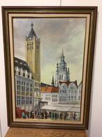 Schilderij Roeselare, Markt, Antiek en Kunst, Ophalen
