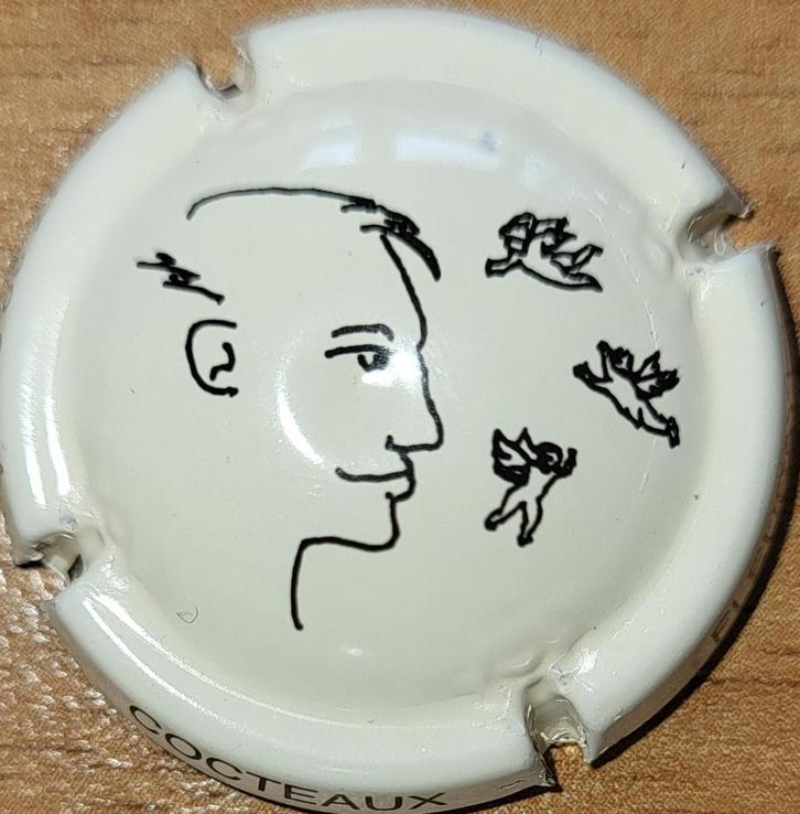 Capsule Crémant de Loire, Franck COCTEAUX crème & noir nr.01, Verzamelen, Wijnen, Nieuw, Overige typen, Frankrijk, Ophalen of Verzenden