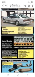 Opel Monza side skirts NOS, Ophalen, Links, Opel, Bumper