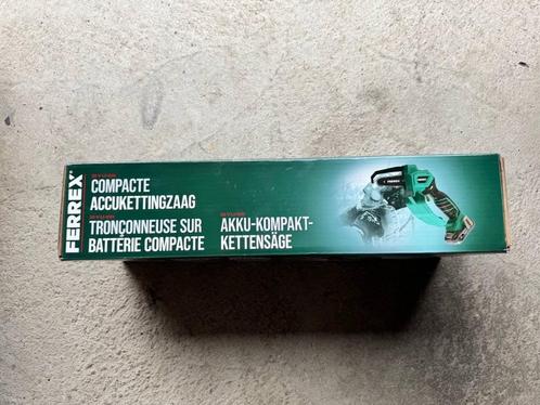 FERREX compacte accu-kettingzaag – NIEUW in doos, Doe-het-zelf en Bouw, Gereedschap | Handgereedschap, Nieuw, Ophalen