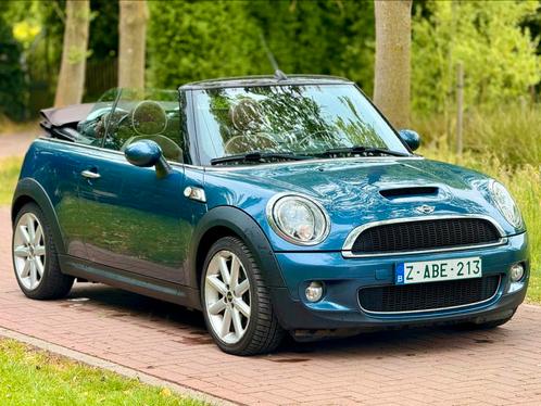 Mini Cooper S cabrio Benzine, Auto's, Mini, Bedrijf, Cabrio, Navigatiesysteem, Benzine, Cabriolet, Bruin, Leder, Ophalen