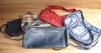 Vintage leren tas voor het verzamelen van loten, Handtassen en Accessoires, Tassen | Damestassen, Gebruikt, Ophalen of Verzenden