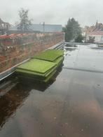 Rubberen tegel met kunsgras, Tuin en Terras, Ophalen, Nieuw