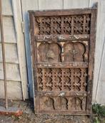 Antiek handgesneden houten paneel / luik - decoratief, Ophalen