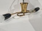 Spoetnik sputnik stilnovo 2 armige plafondlamp , Retro vint, Ophalen of Verzenden, Gebruikt, Retro vintage