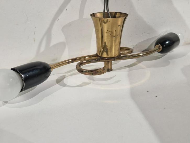 Spoetnik sputnik stilnovo 2 armige plafondlamp , Retro vint, Huis en Inrichting, Lampen | Plafondlampen, Gebruikt, Ophalen of Verzenden