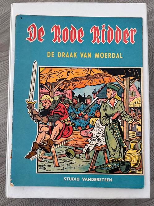 De Rode Ridder 9 De Draak van Moerdaal vroege herdruk, Livres, BD, Enlèvement ou Envoi