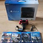 PS4 console met 2 DS controllers en oplaadstation + 4 games, Ophalen, Gebruikt