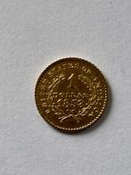 1 gold $ munt , liberty head ,type 1 uit 1853, Postzegels en Munten, Munten | Amerika, Ophalen of Verzenden, Noord-Amerika, Losse munt
