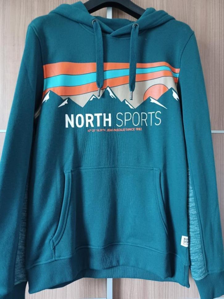 NIEUW!!! HOODIE NORTH SPORTS MEDIUM, Kleding | Heren, Truien en Vesten, Nieuw, Maat 48/50 (M), Groen, Ophalen of Verzenden