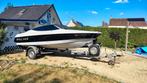 Bayliner 185 Capri 5.5M buitenboordmotor 100pk bowrider, Ophalen, Gebruikt, 70 tot 120 pk, 3 tot 6 meter