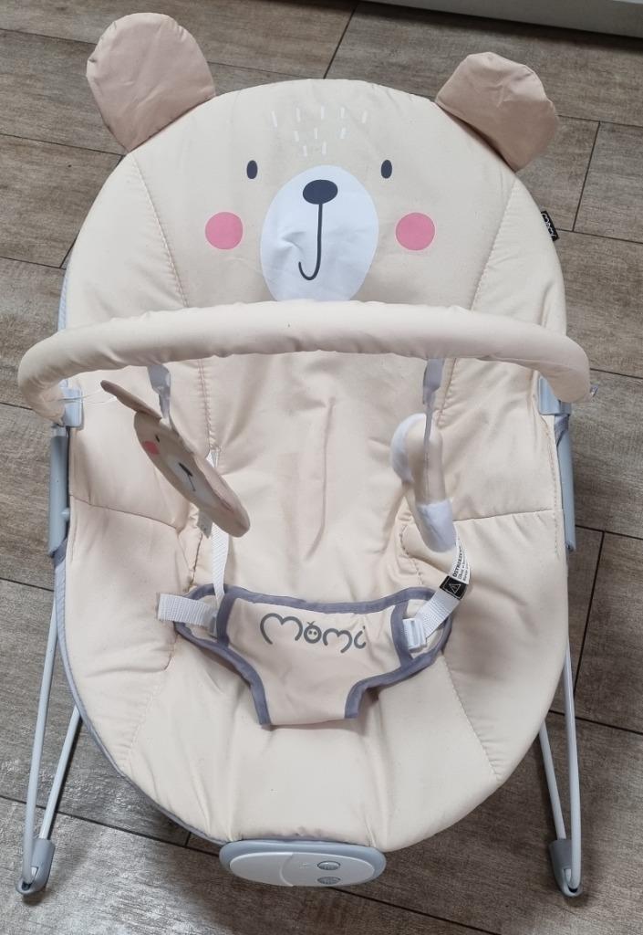 Wipstoel / relax Momi : beer geel met muziek en trilfunctie, Kinderen en Baby's, Wipstoeltjes, Zo goed als nieuw, Wipstoel, Overige merken