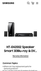 Samsung Home Cinema Blu-ray & DVD speler, Comme neuf, Autres marques, Système 5.1, 70 watts ou plus