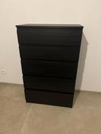 Comoda de 5 estantes negra (IKEA) als nieuw, Huis en Inrichting, Kasten | Ladekasten, Ophalen, 5 laden of meer, 100 tot 150 cm