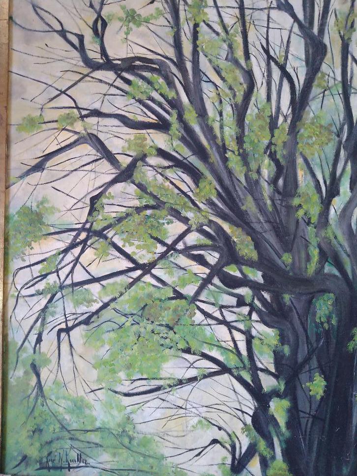 renée keuller, Antiek en Kunst, Kunst | Schilderijen | Klassiek, Ophalen of Verzenden