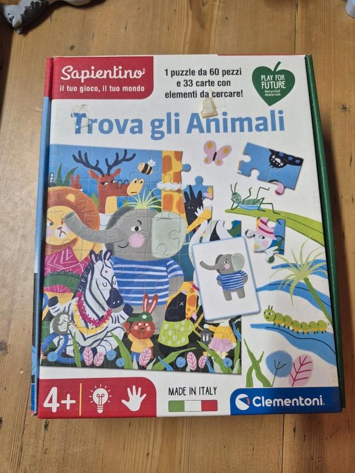 Clementoni Sapientino Cerca e Trova Animali, Kinderen en Baby's, Speelgoed | Educatief en Creatief, Gebruikt, Puzzelen, Ontdekken