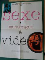 Sexe, mensonges & vidéo - poster 56x41 cm - 1989, Collections, Enlèvement ou Envoi, Rectangulaire vertical, A1 jusqu'à A3, Comme neuf