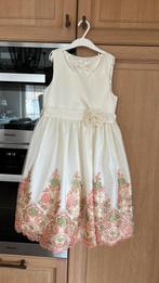 Communie - bruidsmeisjes kleed, 7 a 8 jaar, Ophalen of Verzenden, Zo goed als nieuw, Beige, Bruidsmeisjeskleding