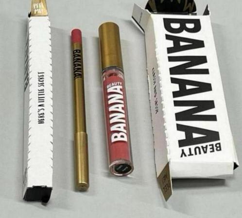BANANA Beauty ALOHA LIPSTICK + ALOHA Gold Lipliner roze set, Handtassen en Accessoires, Uiterlijk | Cosmetica en Make-up, Make-up